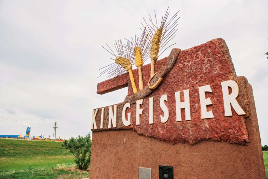 City of Kingfisher SIgn